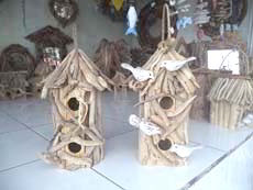 Driftwood Bird House, Wholesale Bali Handicrafts