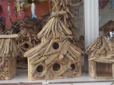 Driftwood Bird House, Wholesale Bali Wooden Handicraft