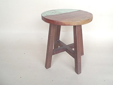 Recycled old boat wood made stool, Bali Furniture Handicrafts